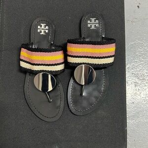 Tory Burch Patos disk leather sandals